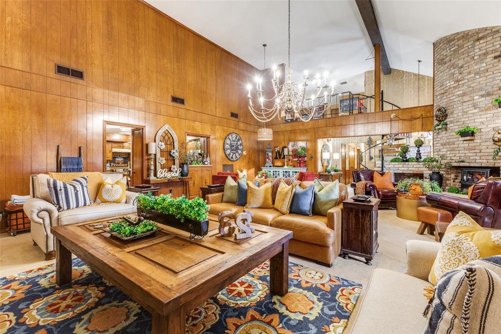 10615 Old Seagoville Road Dallas, TX 75217 - Photo 8 of 33 a living room with lots of furniture and chandelier