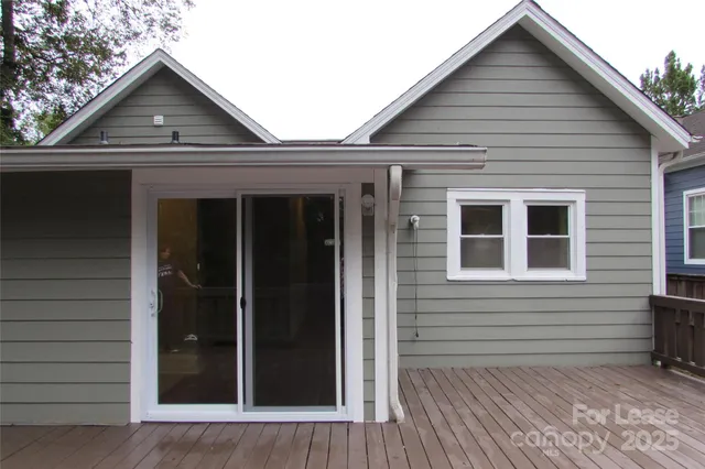 a view of a house with wooden door