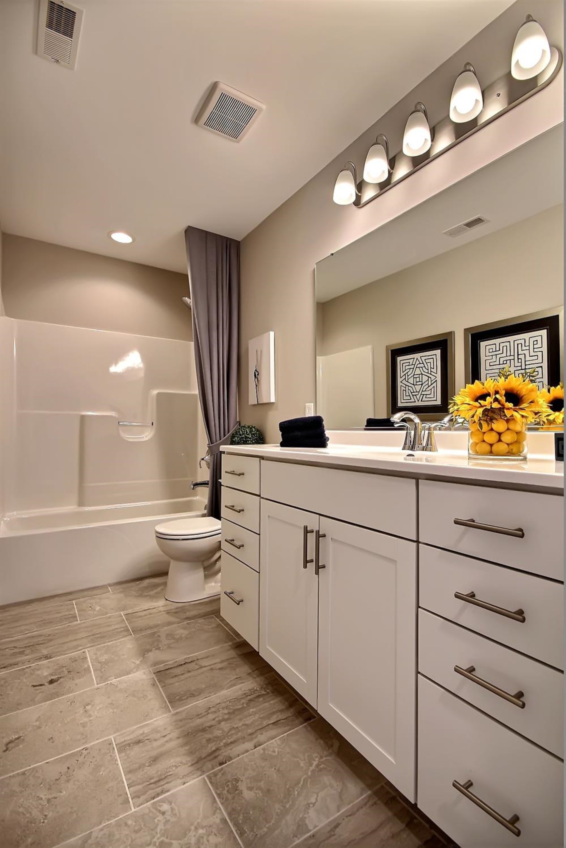 5740 Burr Rdg Circle Crown Point, IN 46307 - Photo 23 of 26 a bathroom with a sink a toilet and mirror