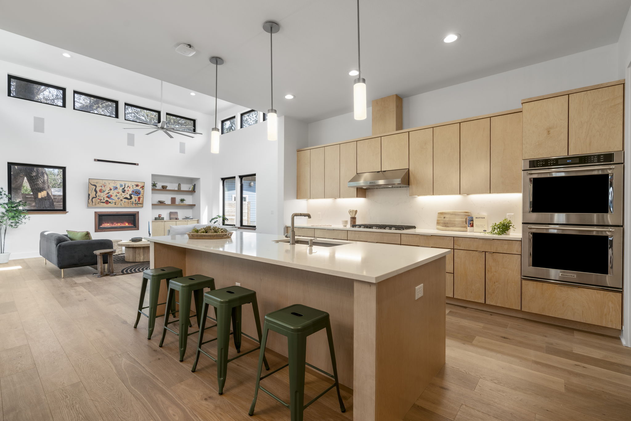 4602 Rue Street Austin, TX 78731 - Photo 39 of 39 a kitchen with granite countertop a sink appliances cabinets and furniture