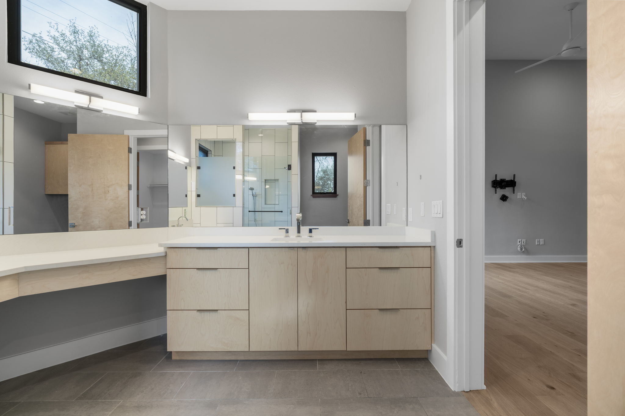 4602 Rue Street Austin, TX 78731 - Photo 28 of 39 a bathroom with a sink and a mirror