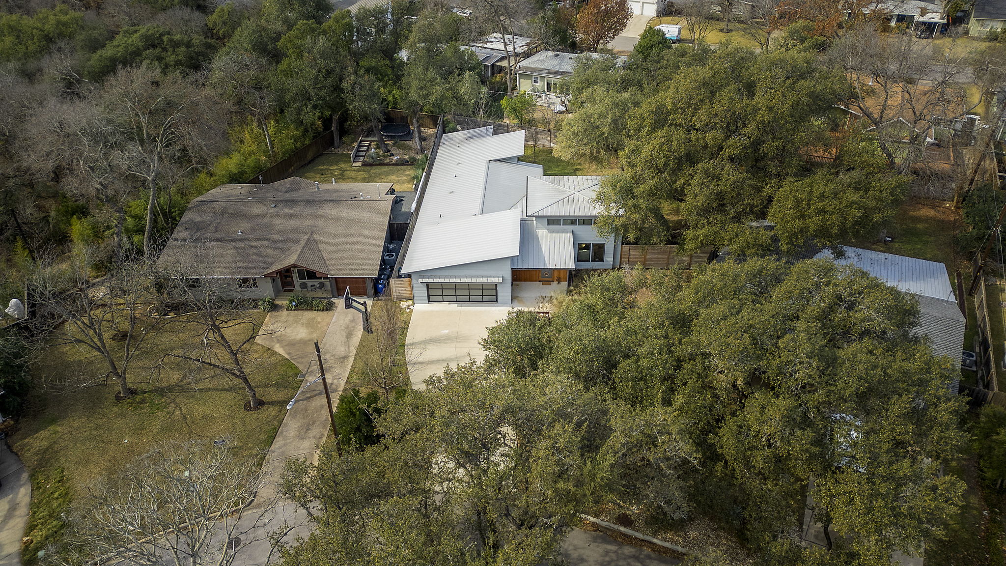 4602 Rue Street Austin, TX 78731 - Photo 37 of 39 an aerial view of residential houses with outdoor space