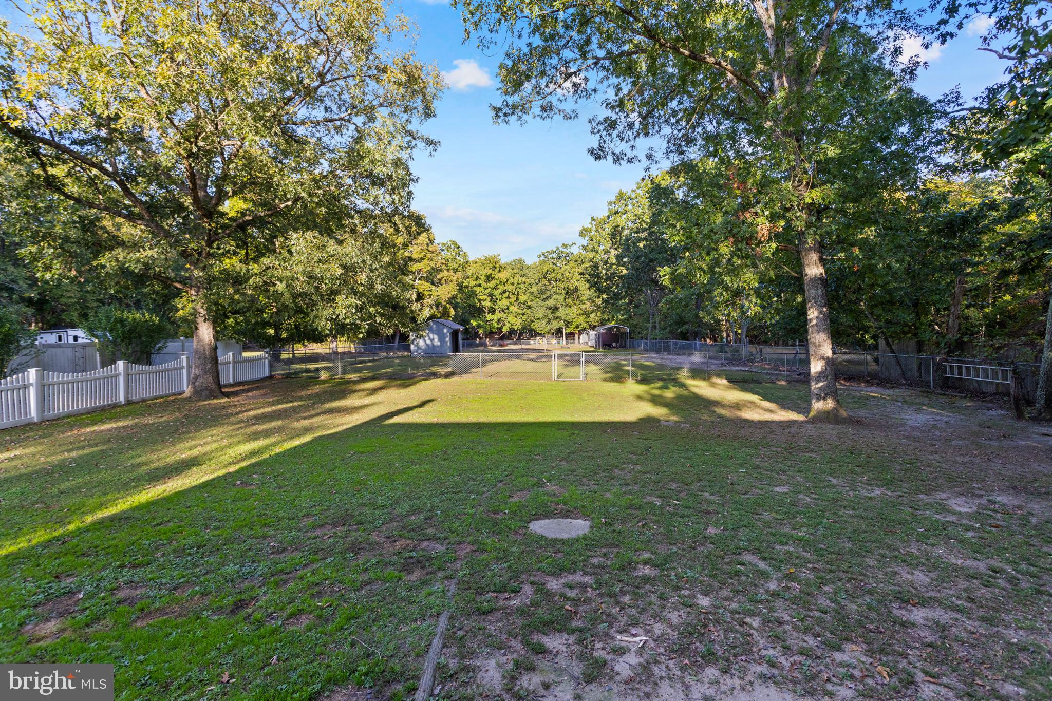450 Stokes Road Shamong, NJ 08088 - Photo 19 of 35 a view of yard with swimming pool and trees