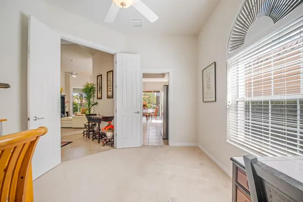 a view of livingroom with furniture and toys