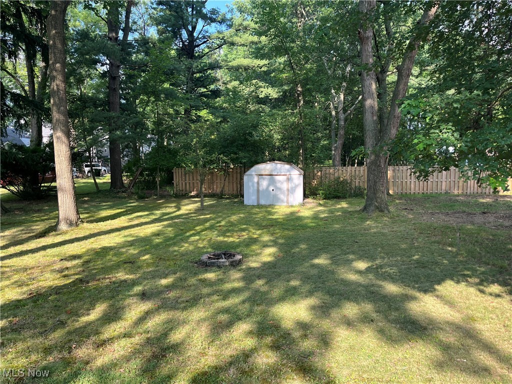 888 Richmond Road Lyndhurst, OH 44124 - Photo 23 of 26 Shed and Firepit