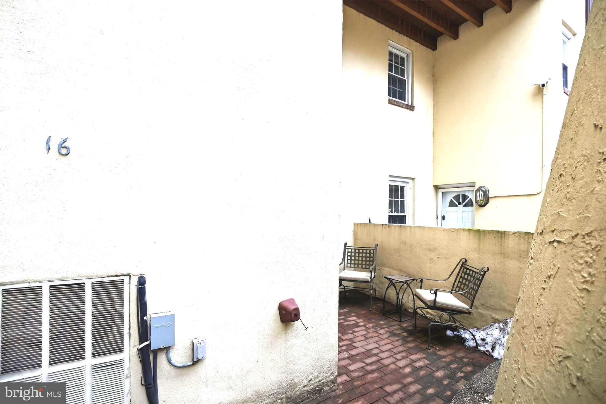 1110 Lombard Street, Unit 16 Philadelphia, PA 19147 - Photo 8 of 23 Private Patio Unit 16