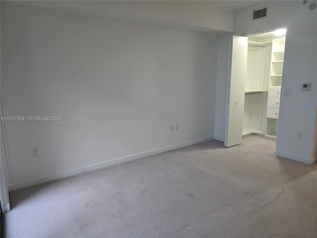 a view of empty room