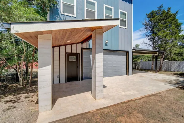 a view of entrance of building