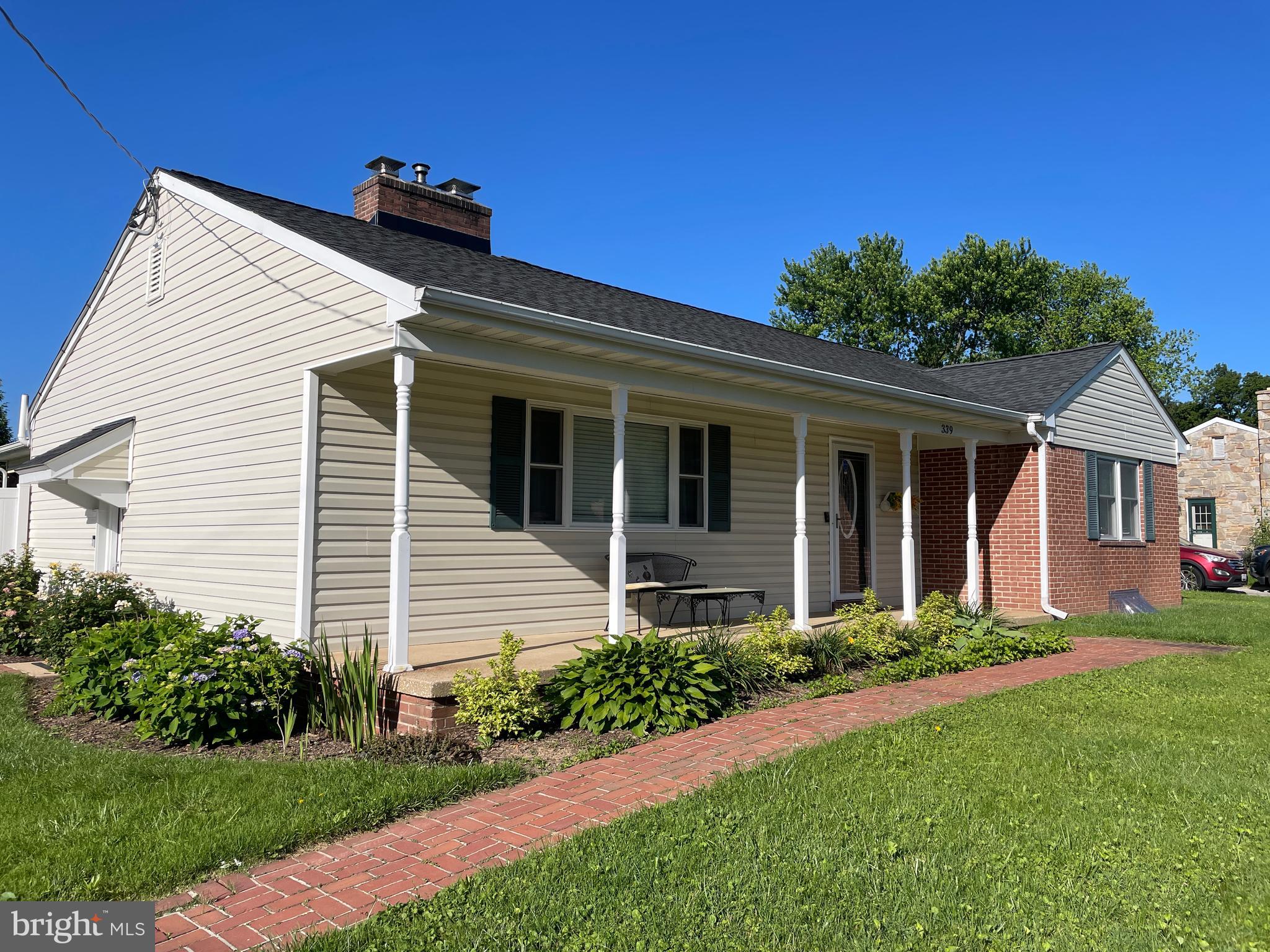 Front porch for saying hello to neighbors!