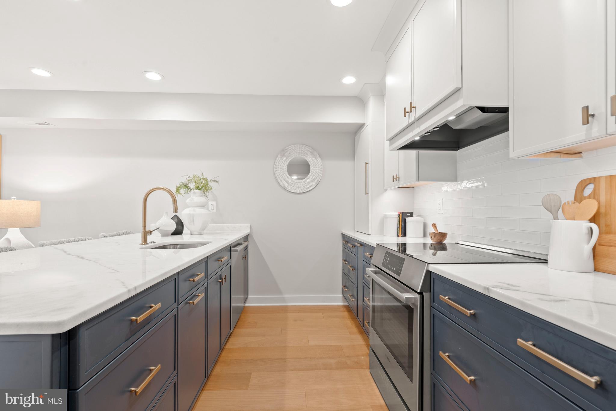 910 9th Street Northeast, Unit 1 Washington, DC 20002 - Photo 18 of 66 a kitchen with a sink and cabinets