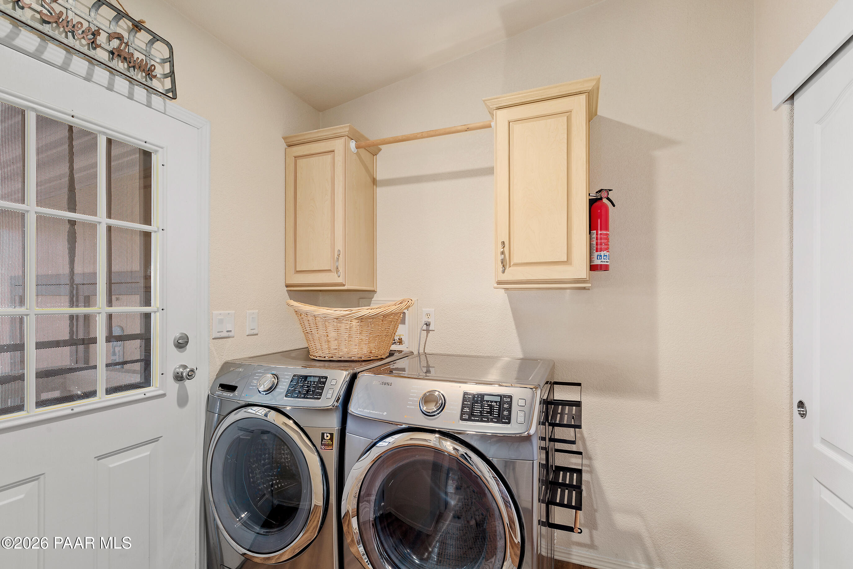 11250 East State Rte 69 Dewey, AZ 86327 - Photo 26 of 38 a view of storage and utility room with washer and dryer