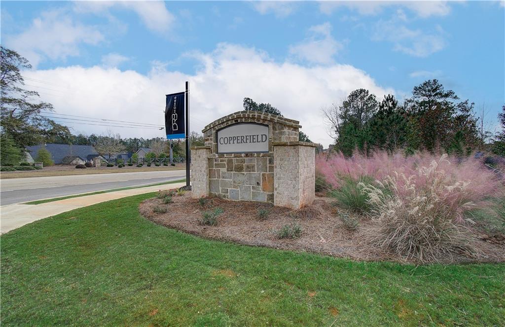 229 Ruthe Cove Locust Grove, GA 30248 - Photo 54 of 56 a view of a garden with a fountain