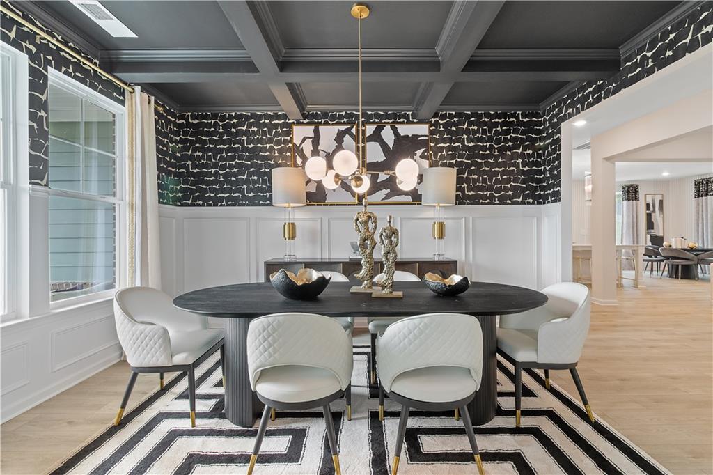 229 Ruthe Cove Locust Grove, GA 30248 - Photo 8 of 56 a dining room with furniture and window