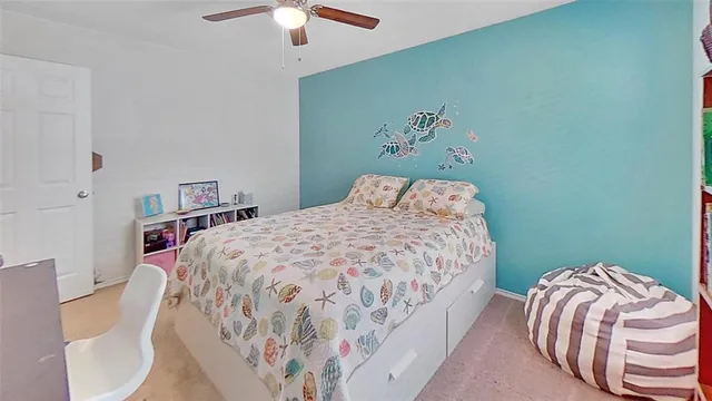 a bathroom with a shower curtain