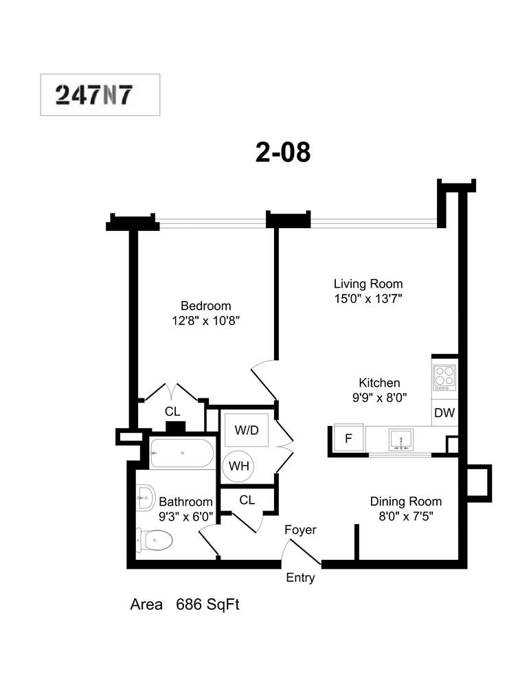 247 North 7th Street, Unit 2 308 Brooklyn, NY 11211 - Photo 15 of 15 a picture of a book and a bed