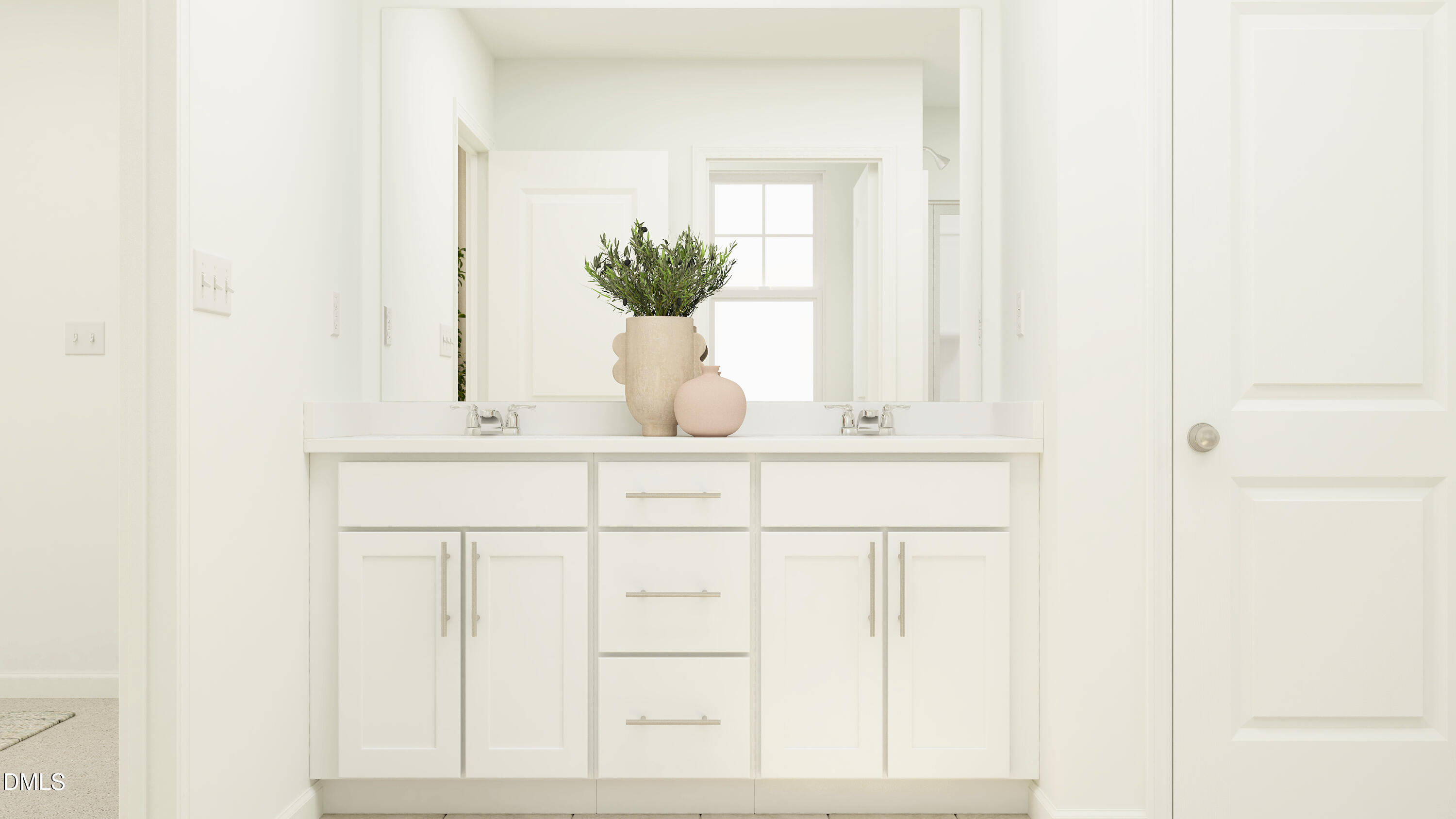 5823 Millstone Way Sims, NC 27880 - Photo 19 of 24 a bathroom with a sink and a mirror