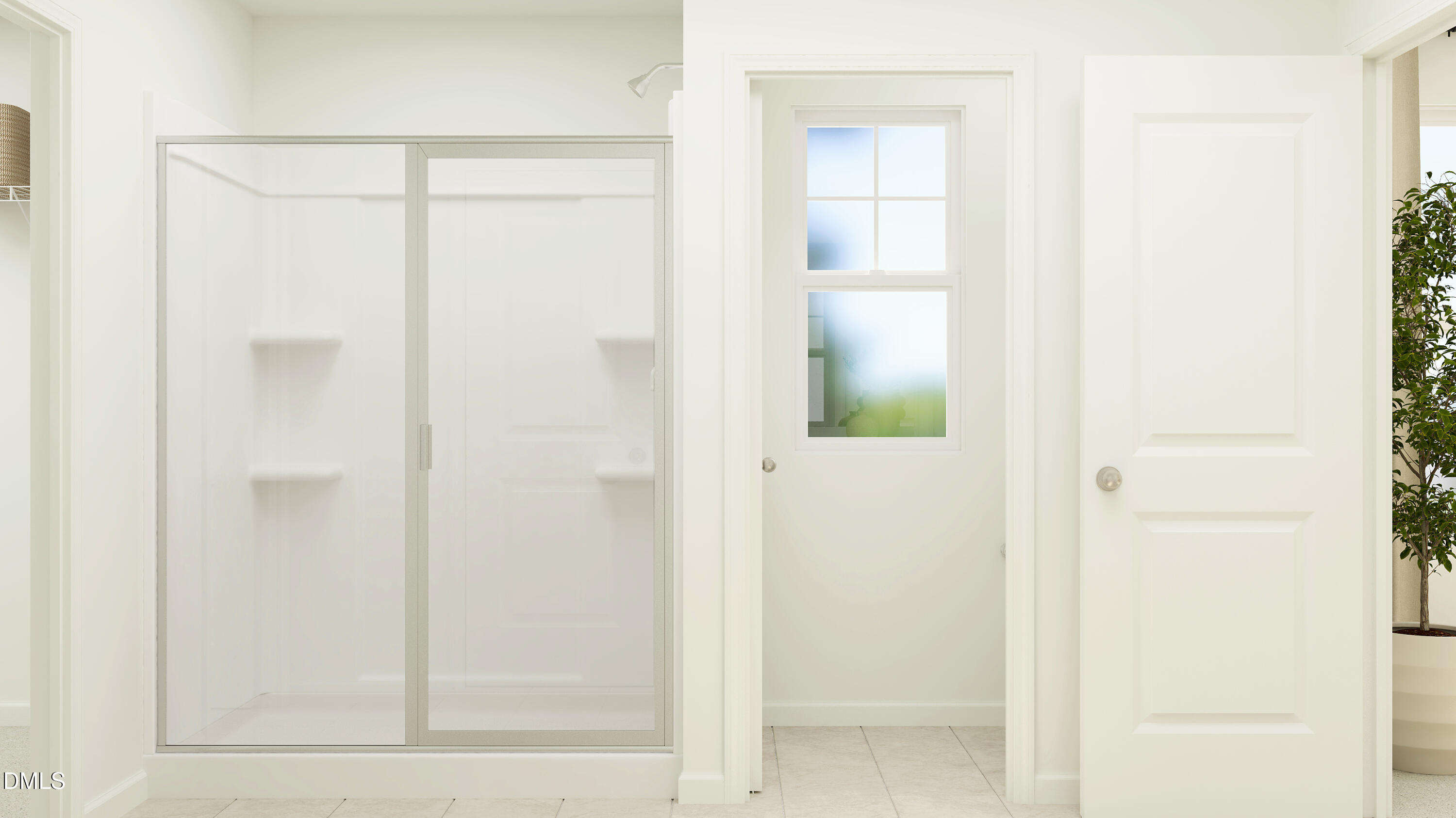 5823 Millstone Way Sims, NC 27880 - Photo 20 of 24 a bathroom with a glass shower door
