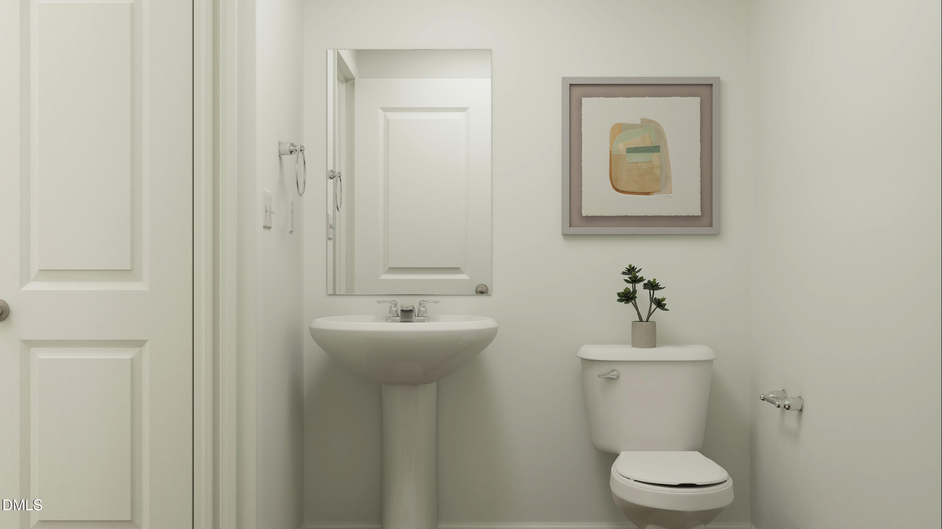 5823 Millstone Way Sims, NC 27880 - Photo 22 of 24 a bathroom with a toilet sink and mirror