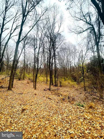 a view of yard covered with snow in front of house