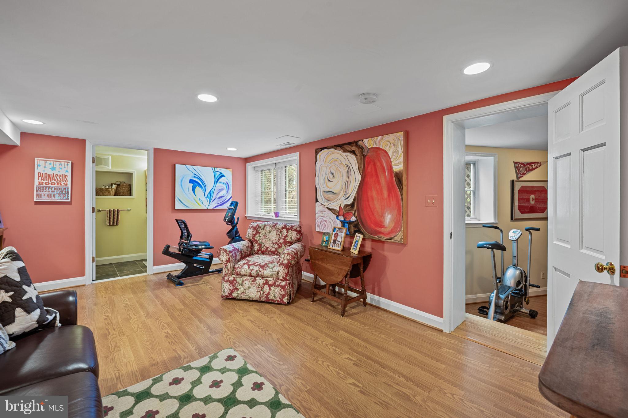 6507 Darnall Road Towson, MD 21204 - Photo 42 of 57 Lower level rec room with sunlight