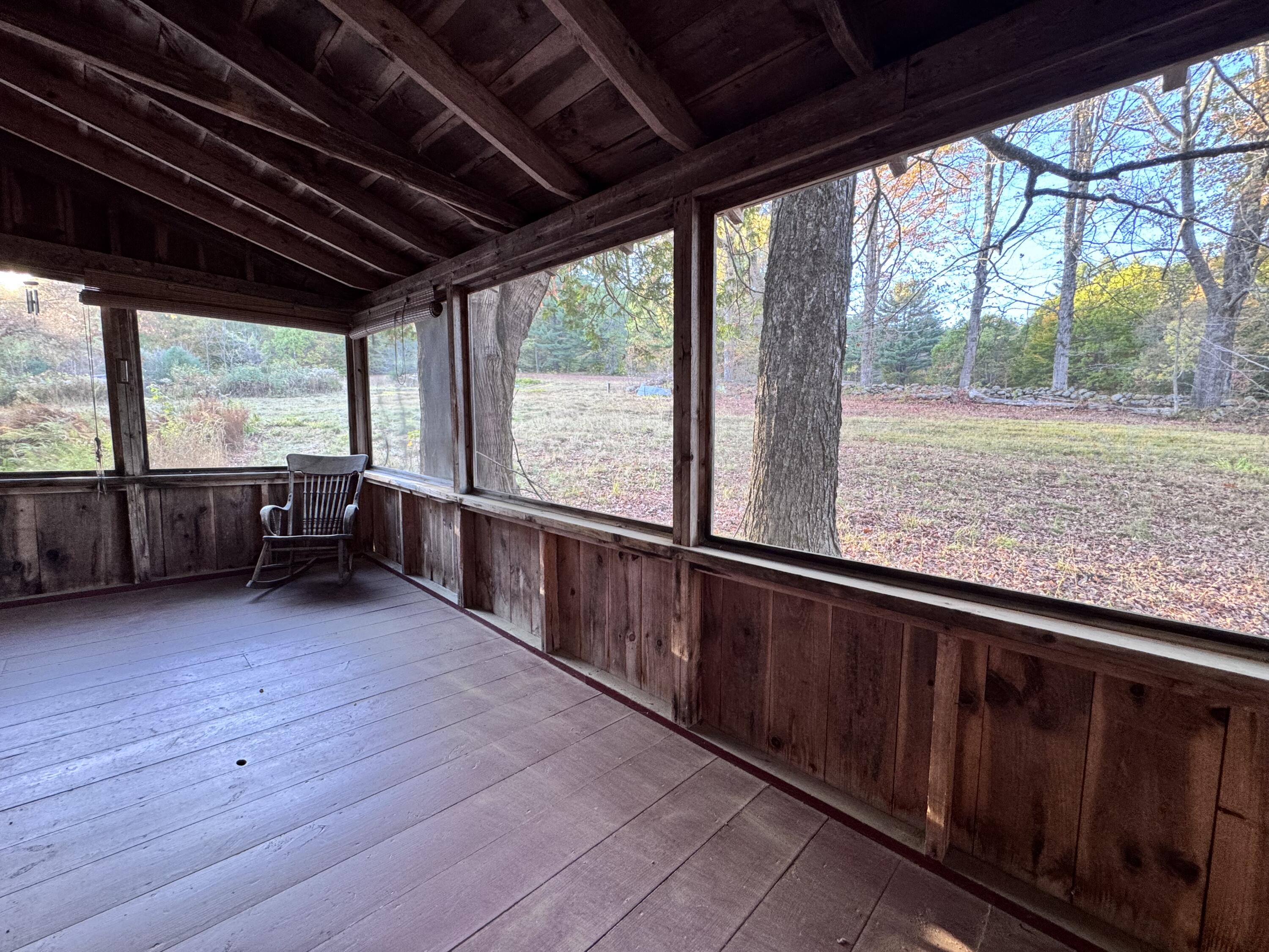 147 Mitchell Brook Road Temple, ME 04984 - Photo 38 of 67 Screened porch