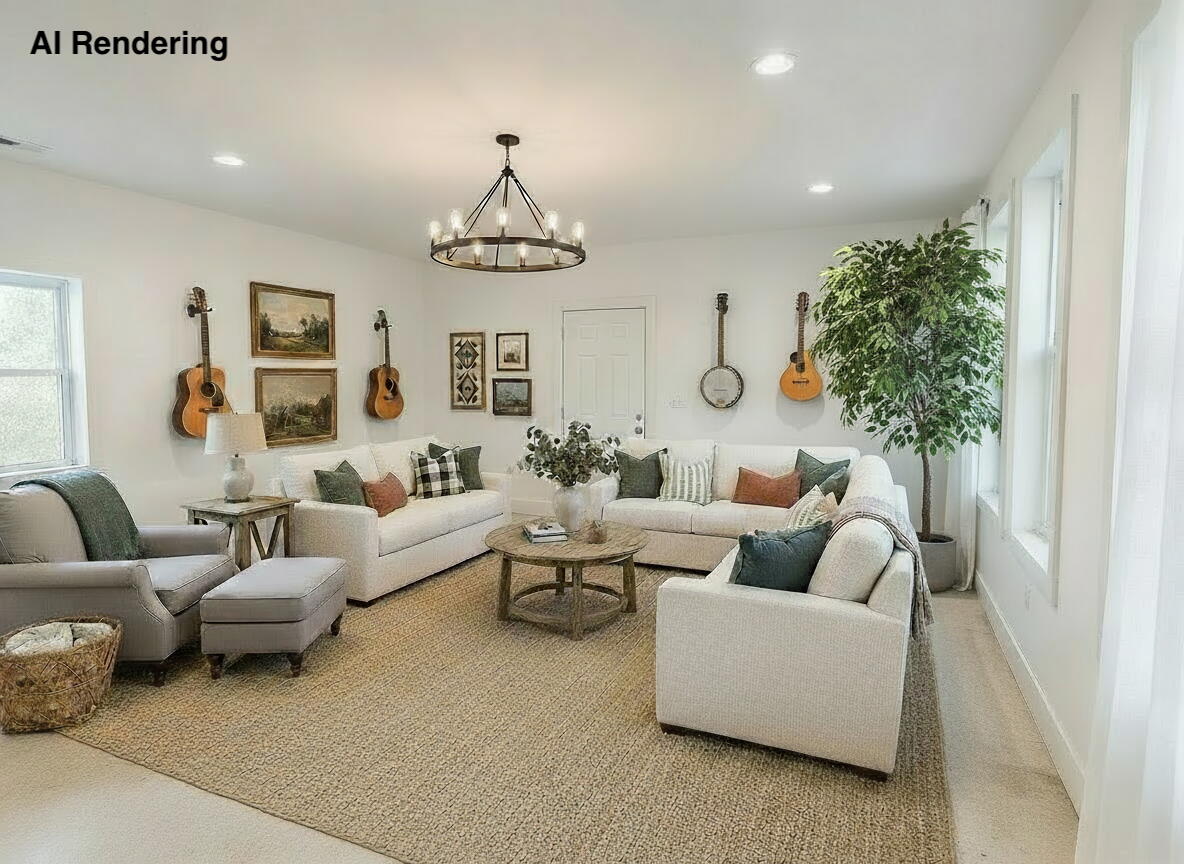 147 Mitchell Brook Road Temple, ME 04984 - Photo 41 of 67 Workshop imagined as living room