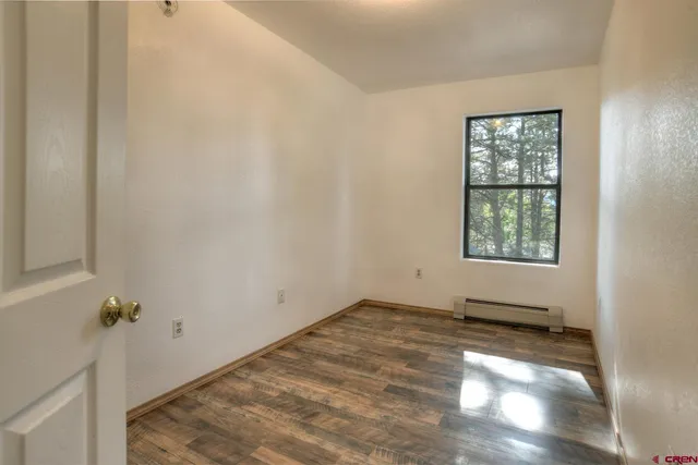 a view of a room with window