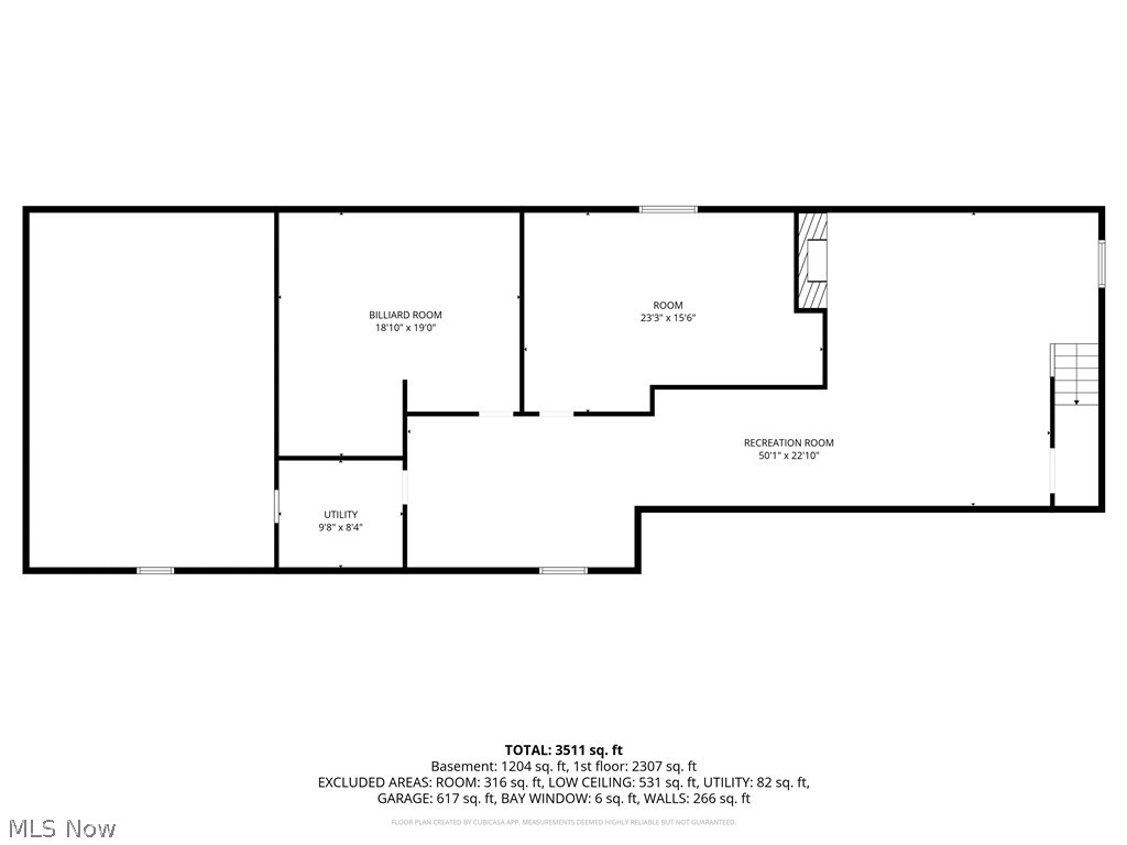 12435 Pearl Road Chardon, OH 44024 - Photo 50 of 50 Lower Level Floor Plan