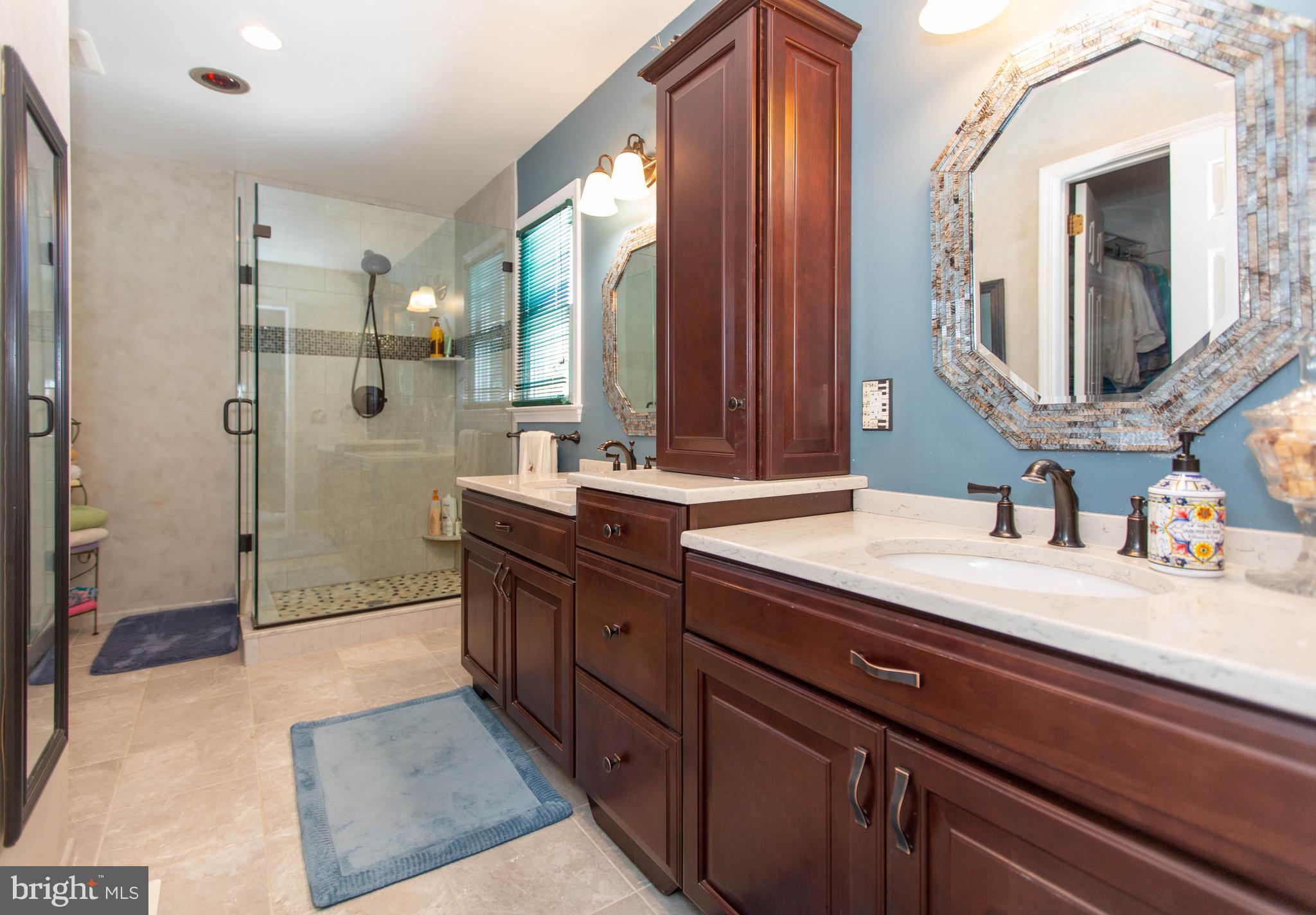 955 Pheasant Meadow Road Blue Bell, PA 19422 - Photo 17 of 29 Master Bath with frameless shower
