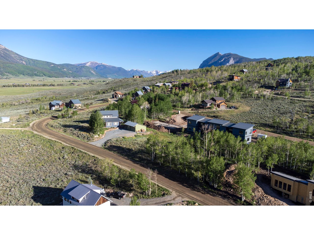 451 Zeligman Street Crested Butte, CO 81224 - Photo 15 of 16 a view of a city from a terrace