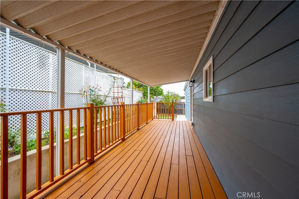 1675 Los Osos Valley Road, Unit 135 Los Osos, CA 93402 - Photo 29 of 38 a view of balcony with wooden floor