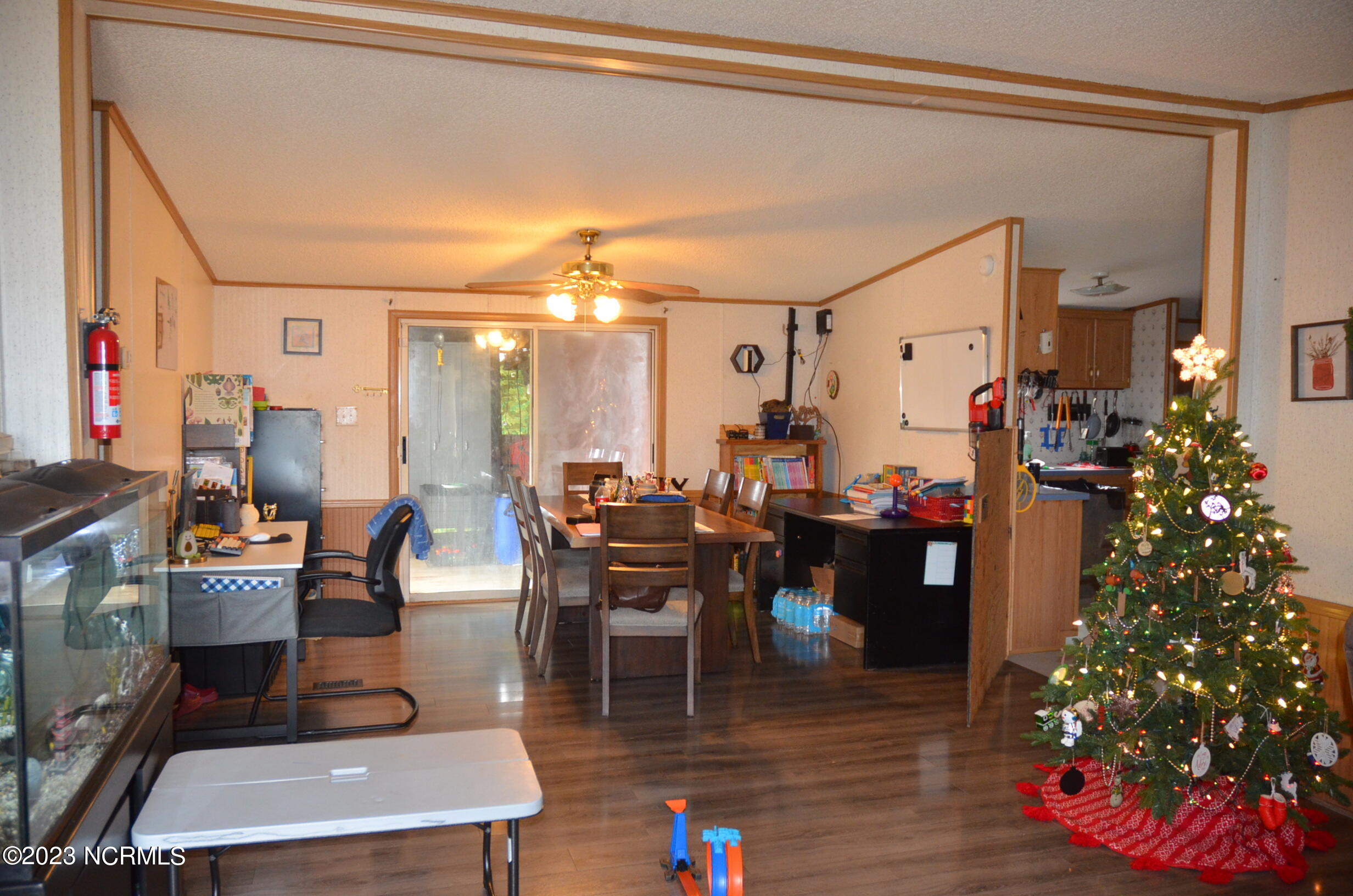 7815 Stott Road Bailey, NC 27807 - Photo 5 of 18 From front door showing parts of living & dining area