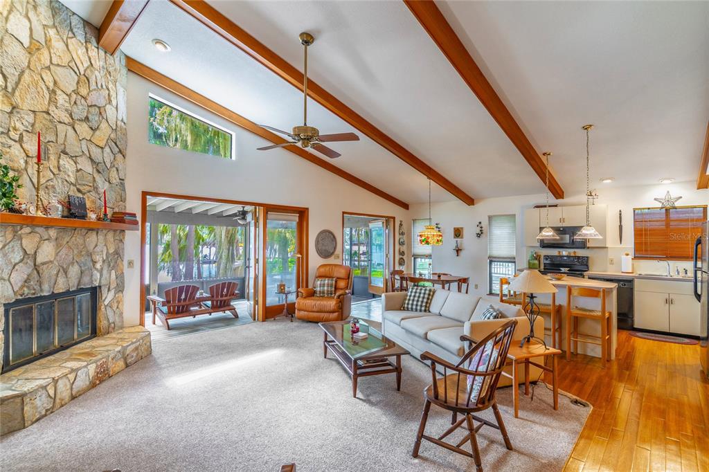 121 North Lake George Drive Georgetown, FL 32139 - Photo 11 of 46 a view of a dining room with furniture window and outside view