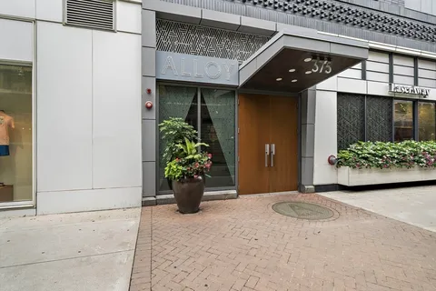 a view of a entryway of a house