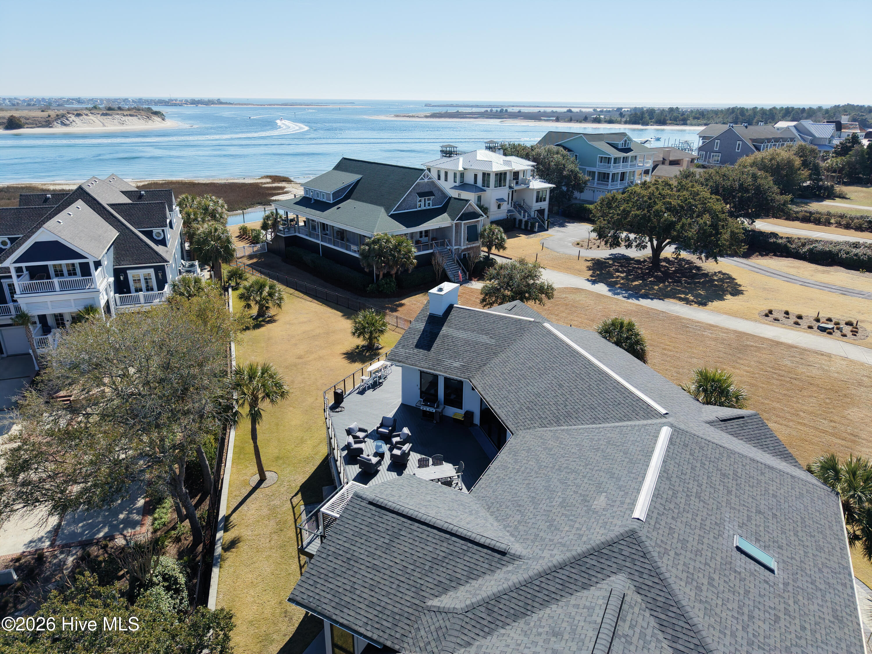809 Inlet View Drive Wilmington, NC 28409 - Photo 70 of 77 Overhead ICW
