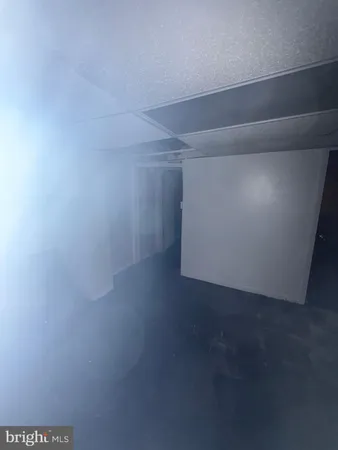 a view of hallway with stairs