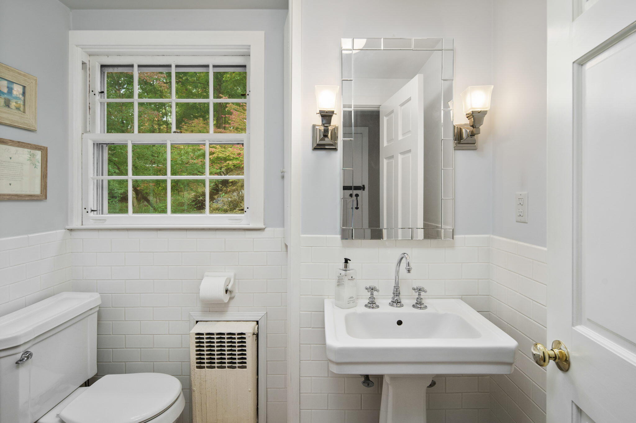 7 Little Brook Road Rowayton, CT 06853 - Photo 28 of 36 a bathroom with a sink a toilet and shower