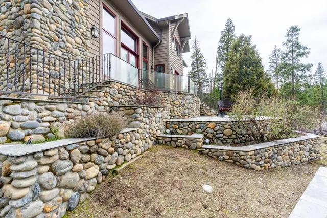 a aerial view of a house