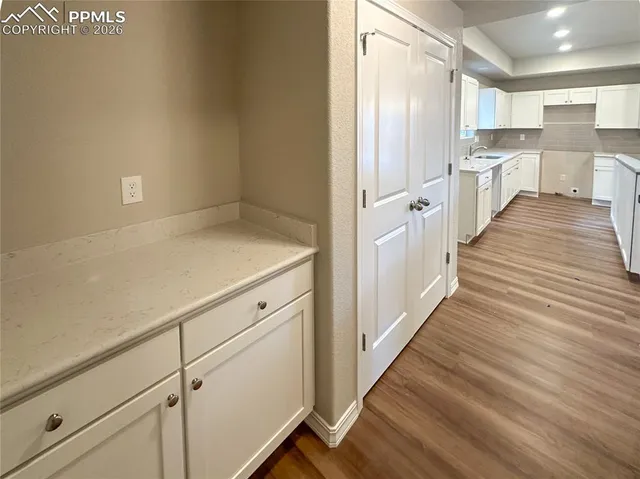 a view of a hallway with a hallway