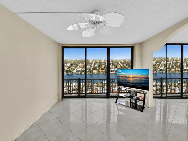 a view of a city with tall buildings