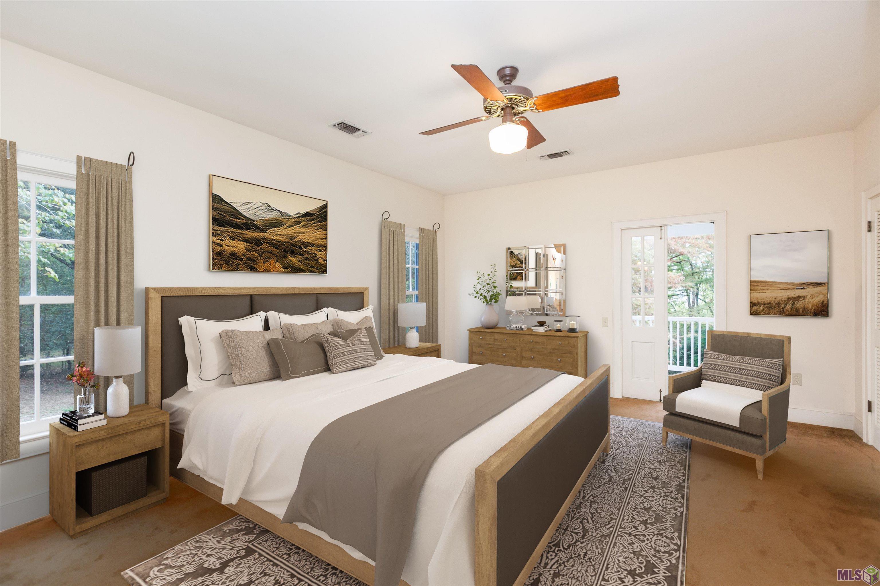 5544 Highland Road Baton Rouge, LA 70808 - Photo 16 of 24 Staged Bedroom
