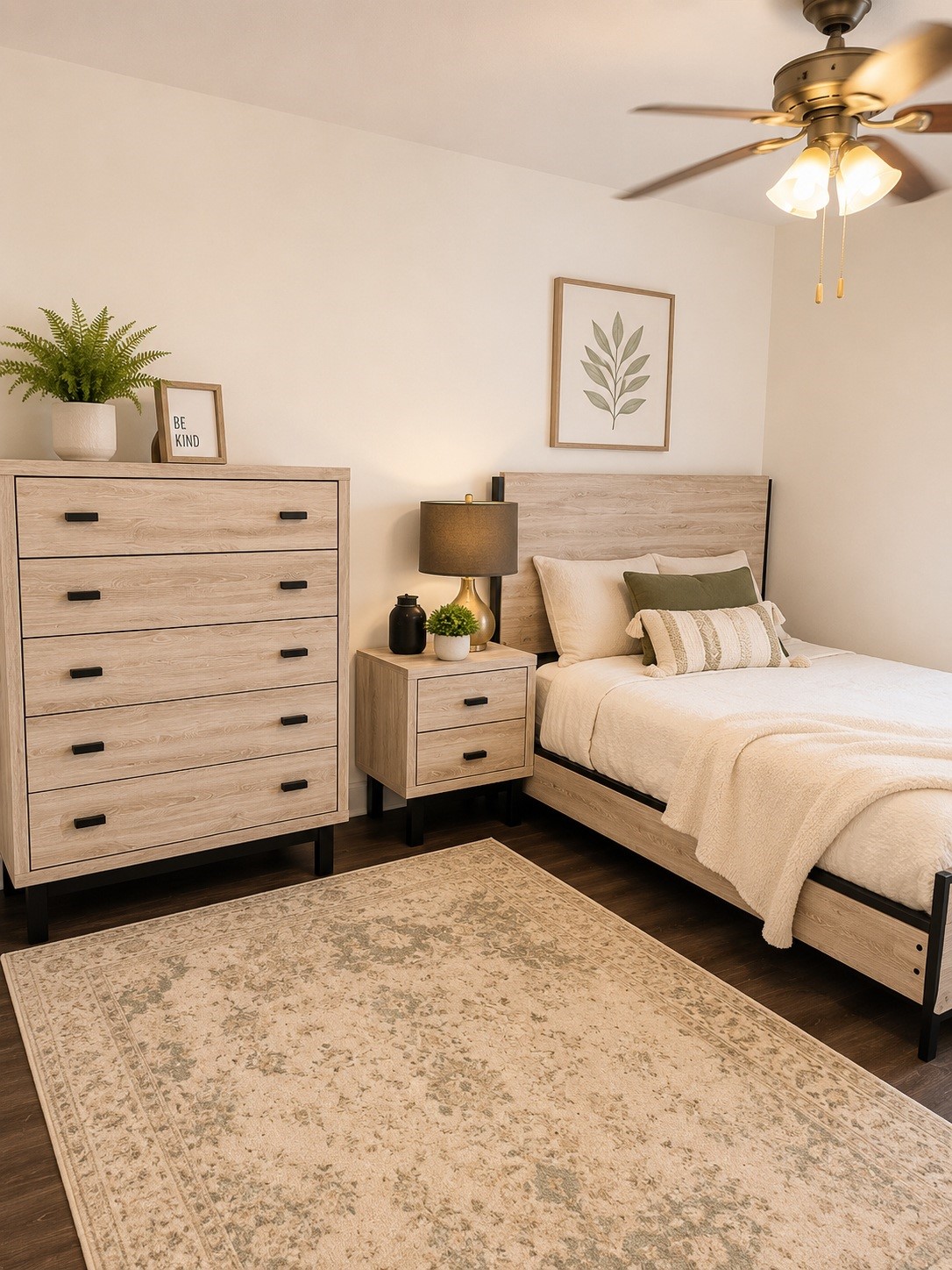 803 Brickstone Court Spring, TX 77386 - Photo 20 of 26 Third Secondary bedroom with fresh paint and updated flooring