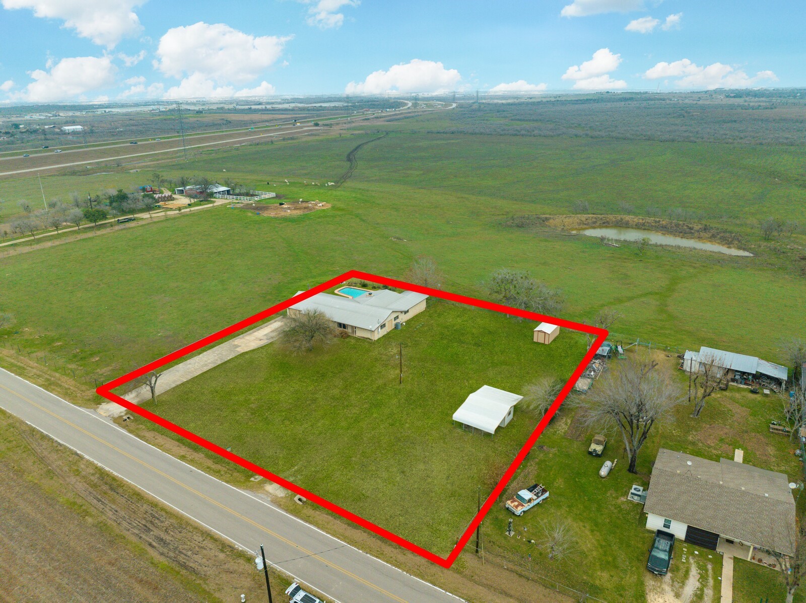 12818 Von Quintus Road Austin, TX 78719 - Photo 1 of 1 Welcome to the Cow House. No zoning, residential or commercial uses allowed.