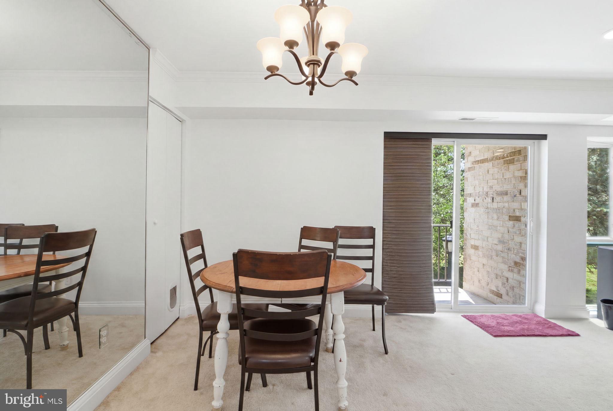 6141 Edsall Road, Unit E Alexandria, VA 22304 - Photo 6 of 16 Bright dining area with natural light.