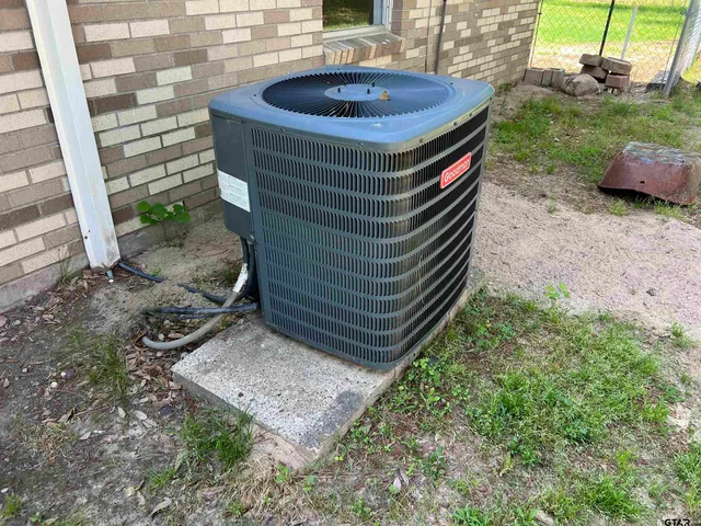 an aerial view of house with yard