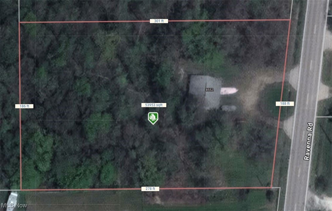 8552 Ravenna Road Chardon, OH 44024 - Photo 5 of 17 Aerial overview of property's location featuring property parcel outlined