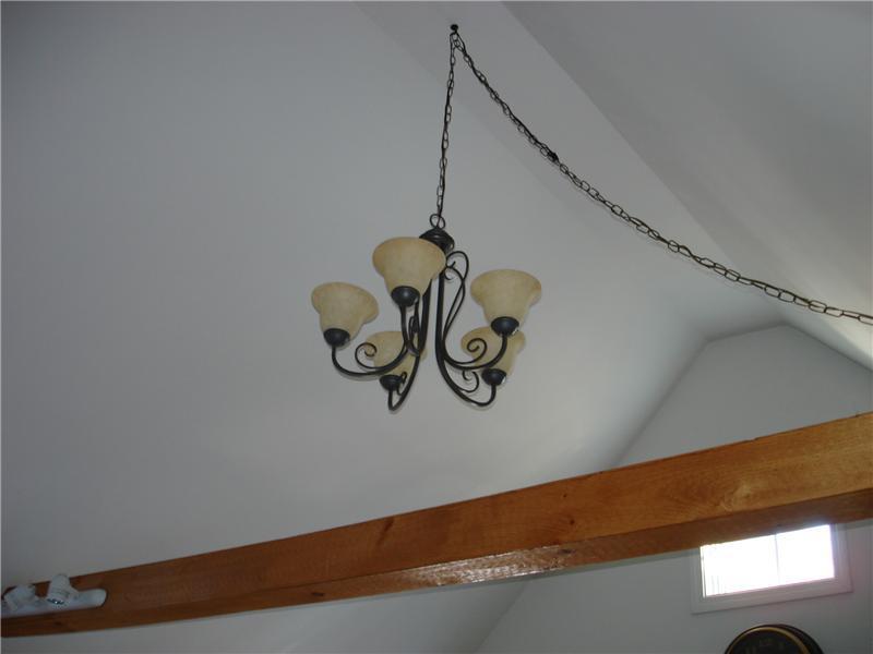 16 David Pond Road Fayette, ME 04349 - Photo 18 of 27 Living Room. Vaulted ceiling with...