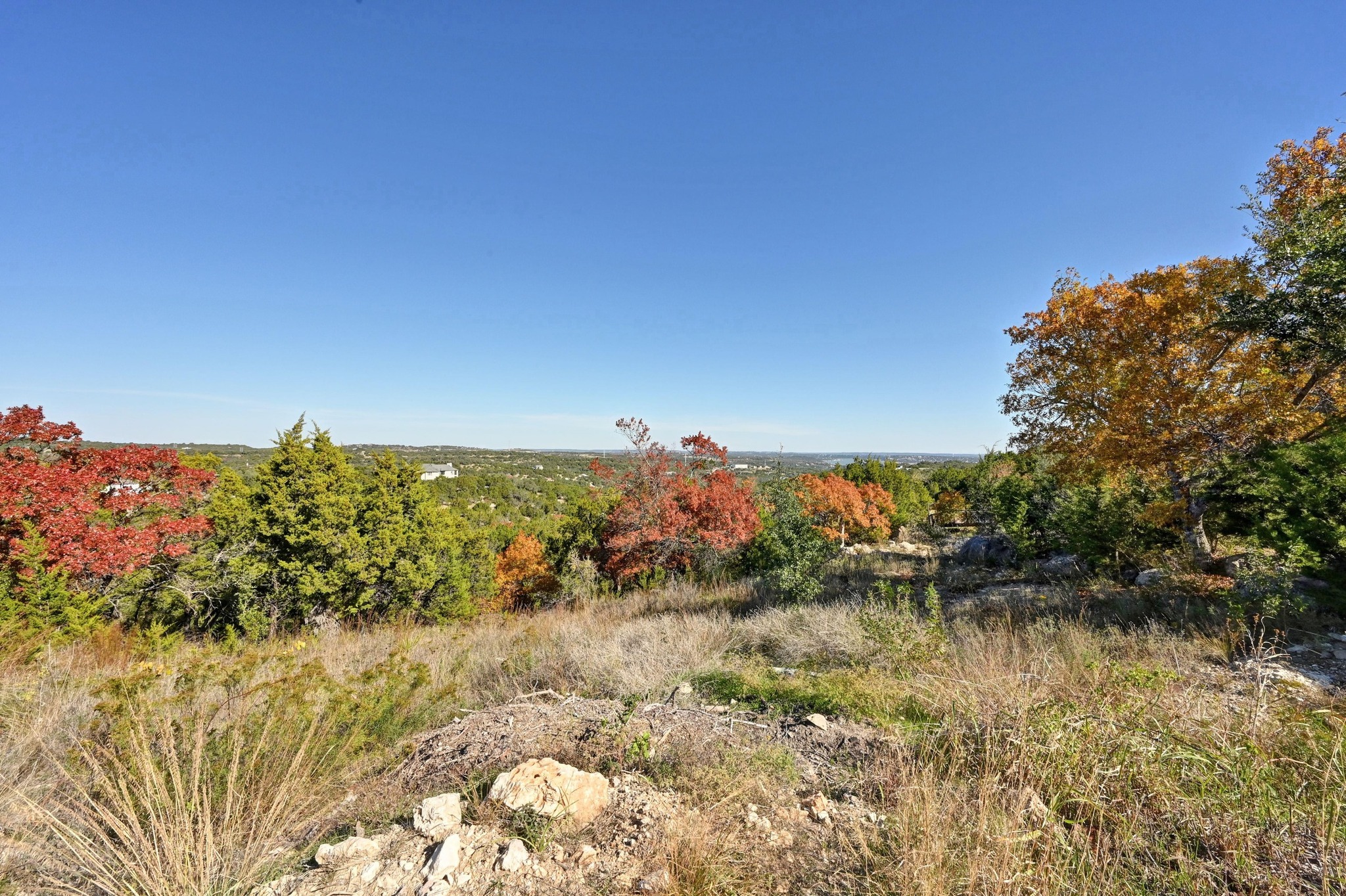 4204 Bob Wire Road Spicewood, TX 78669 - Photo 22 of 25 a view of lake with green space