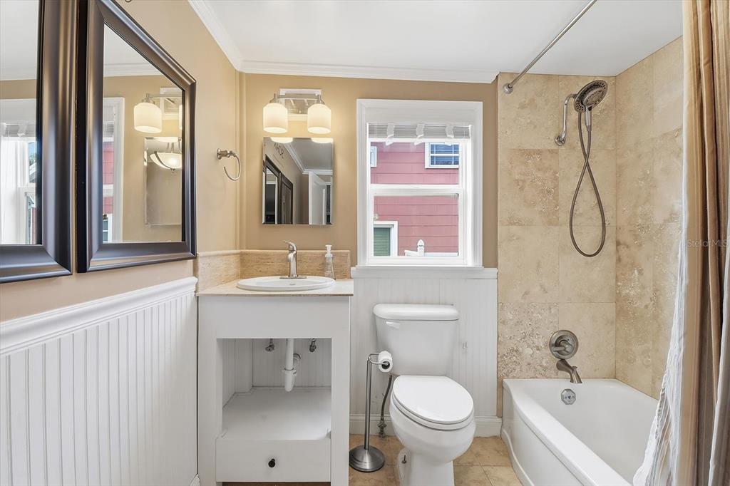 5415 Riverside Drive Yankeetown, FL 34498 - Photo 18 of 45 a bathroom with a sink a toilet and shower