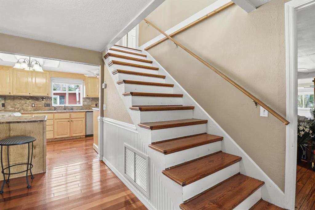 5415 Riverside Drive Yankeetown, FL 34498 - Photo 19 of 45 a view of kitchen with sink and wooden floor